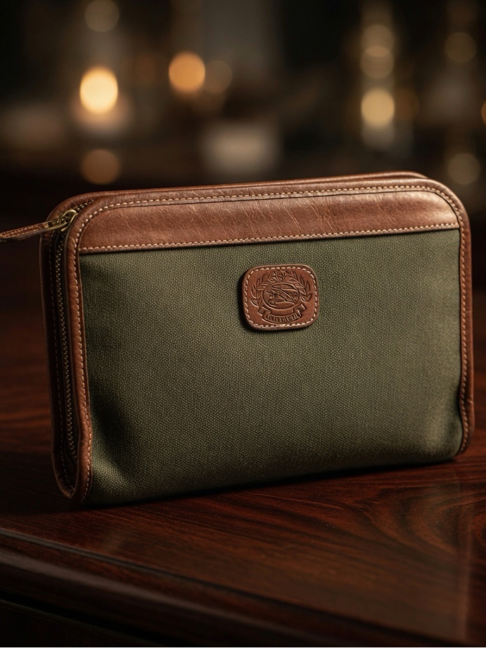 Vintage Rare Burberry Canvas Clutch Bag
